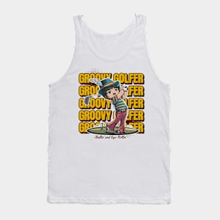 Groovy Golfer Kid- Golfer Day Tank Top